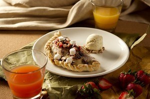 Rocky road calzone (Dessert)